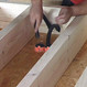 Ein großer Vorteil des Holzbaus: Wandöffnungen lassen sich schon jetzt vorbereiten.